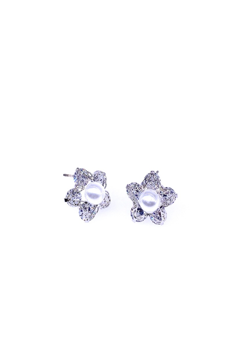 Großhändler MY ACCESSORIES PARIS - Rhodium- und Zirkoniumohrring