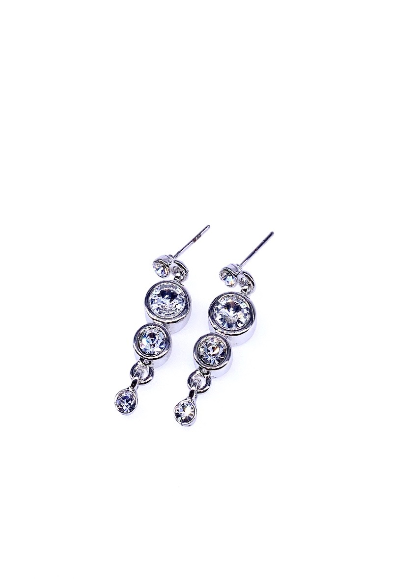 Großhändler MY ACCESSORIES PARIS - Rhodium-Ohrring