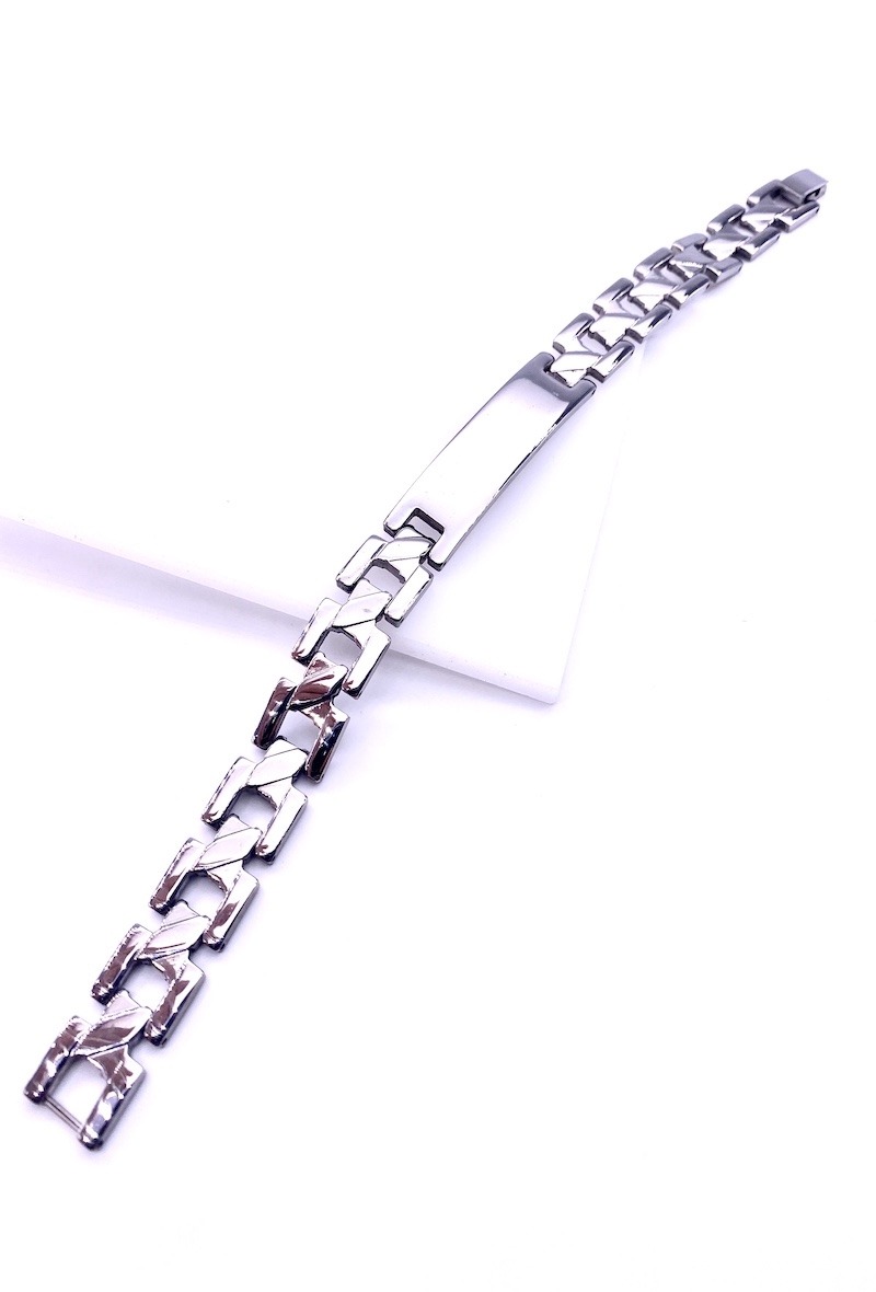 Grossiste MY ACCESSORIES PARIS - Bracelet acier inoxydable
