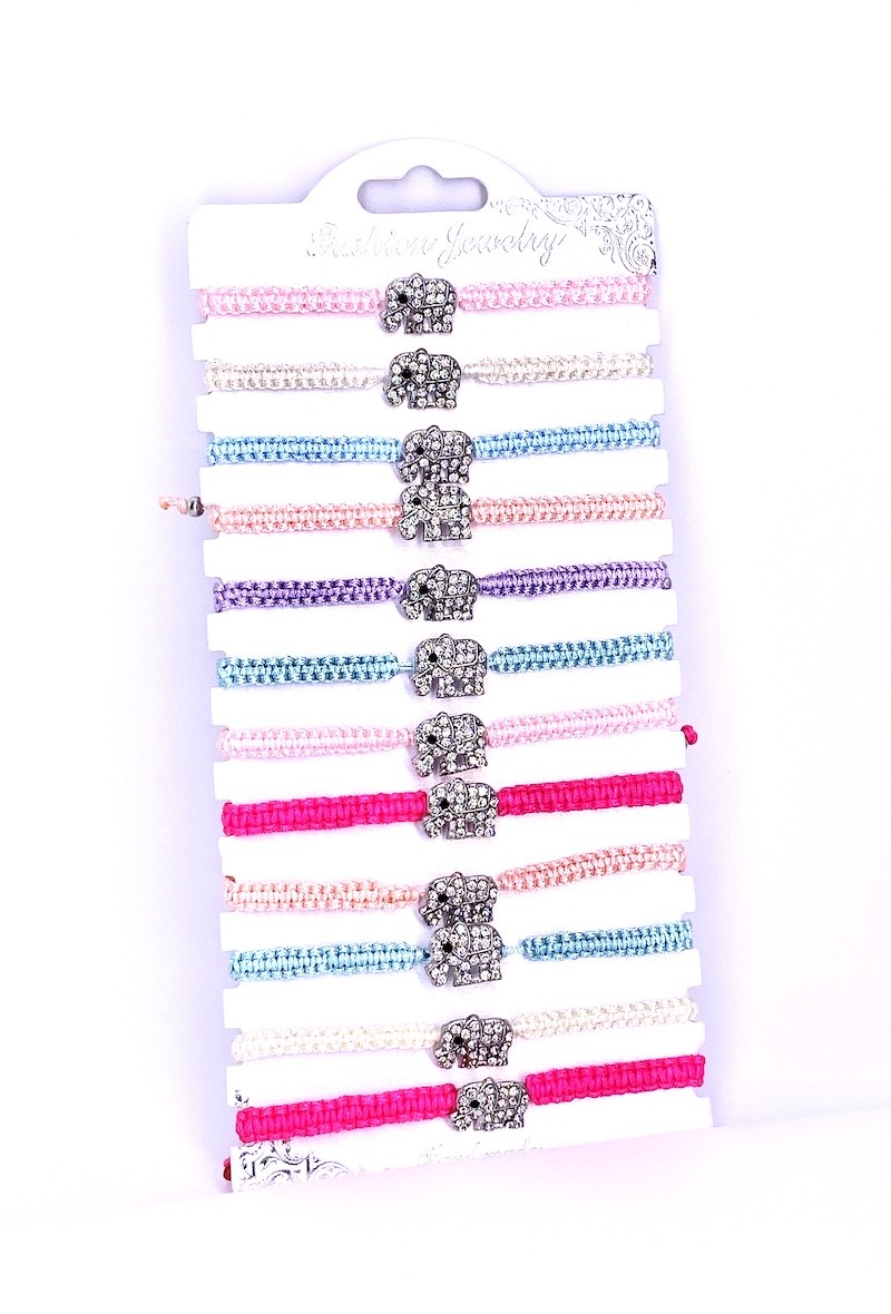 Mayorista MY ACCESSORIES PARIS - Pulsera de hilo elefante