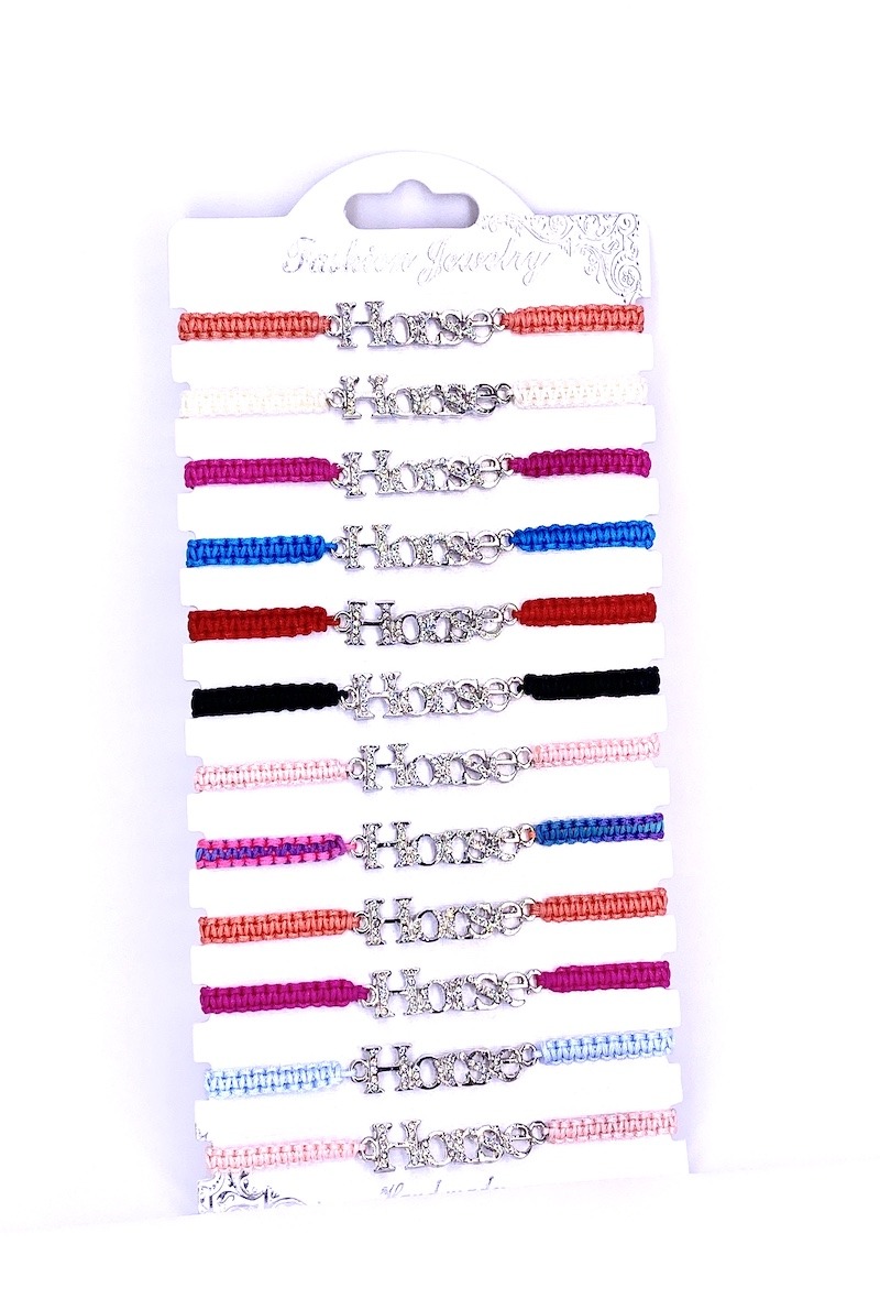 Mayorista MY ACCESSORIES PARIS - Pulsera de cuerda CABALLO