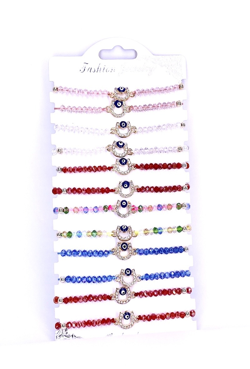 Grossiste MY ACCESSORIES PARIS - Bracelet ficelle oeil