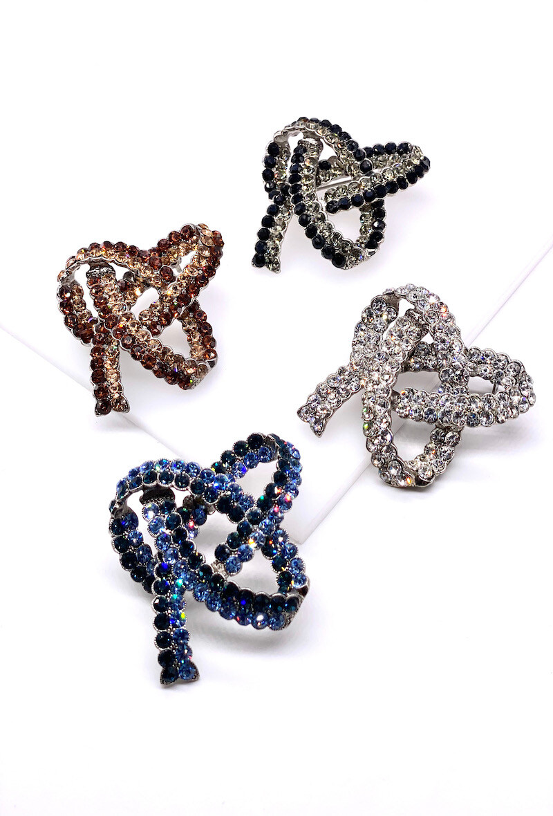 Grossiste MY ACCESSORIES PARIS - Broche cristal