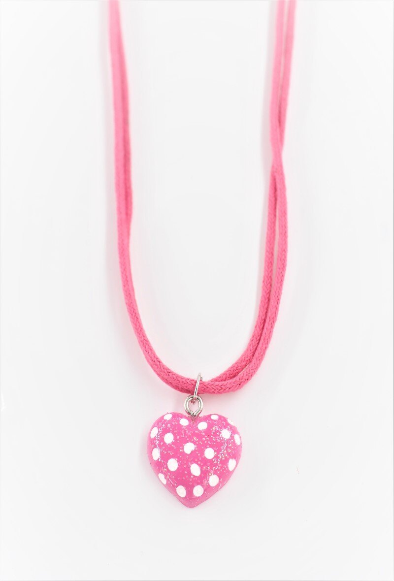 Grossiste MY ACCESSORIES PARIS - COLLIER ENFANT COEUR - PACK DE 12 PCES