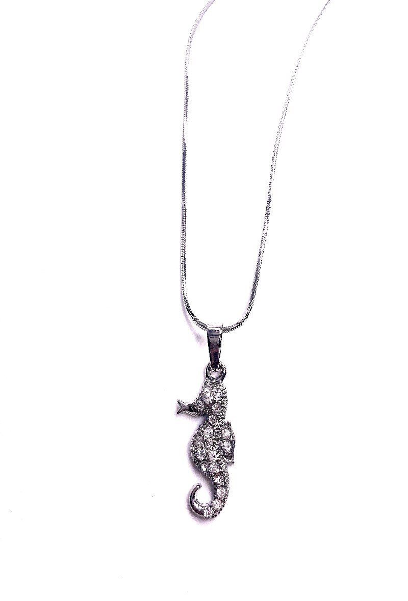 Großhändler MY ACCESSORIES PARIS - Halskette mit Seepferd-Anhänger
