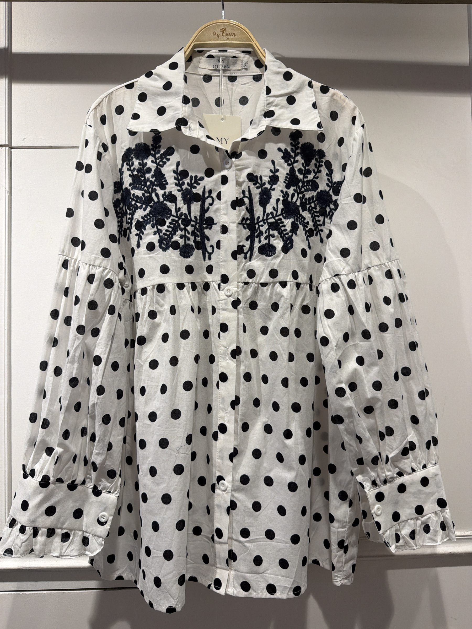 Grossiste My Queen - Chemise à pois