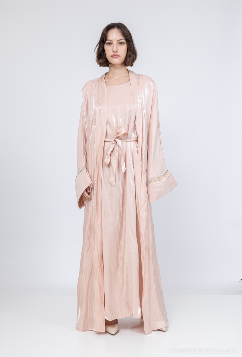 Wholesaler My Queen - Under Dress + Kimono Set