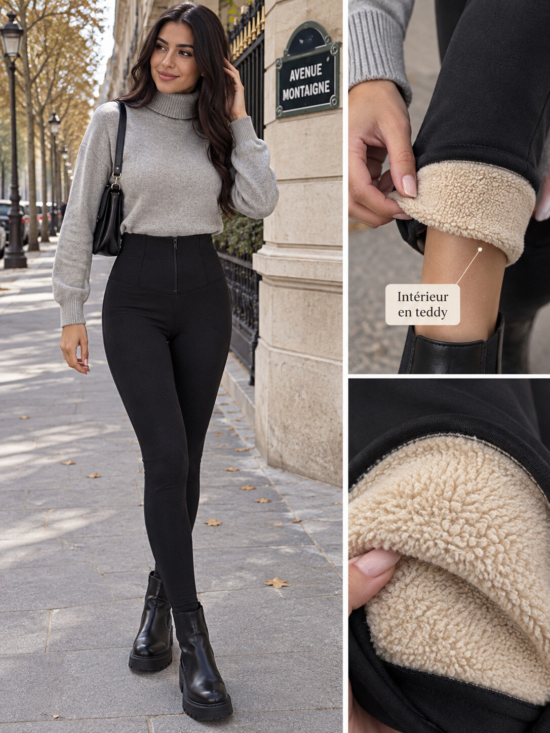 Großhändler My Queen - Formende Fleece-Leggings