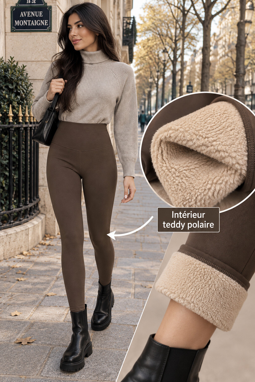 Großhändler My Queen - Fleece-Leggings