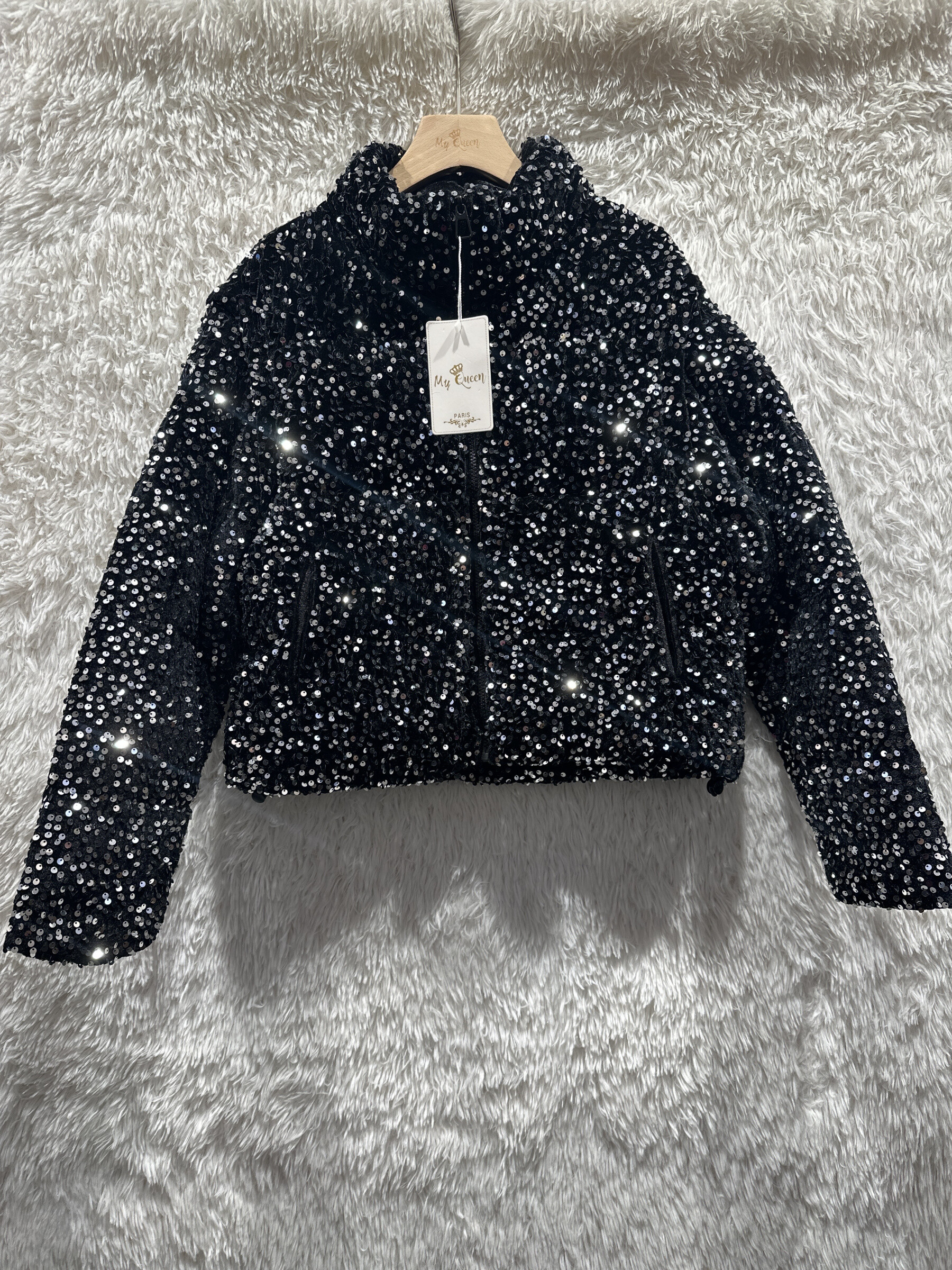 Wholesaler My Queen - sequin coat