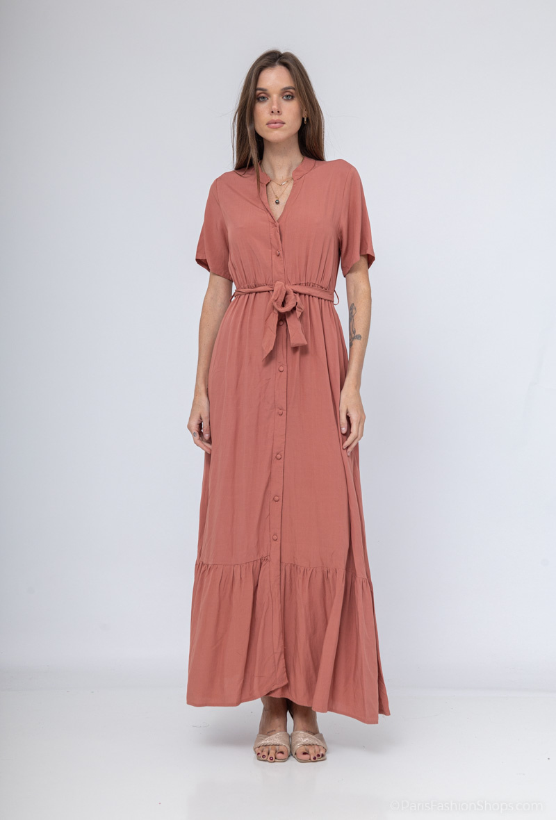 Wholesaler My Queen - Tiered sleeveless dress
