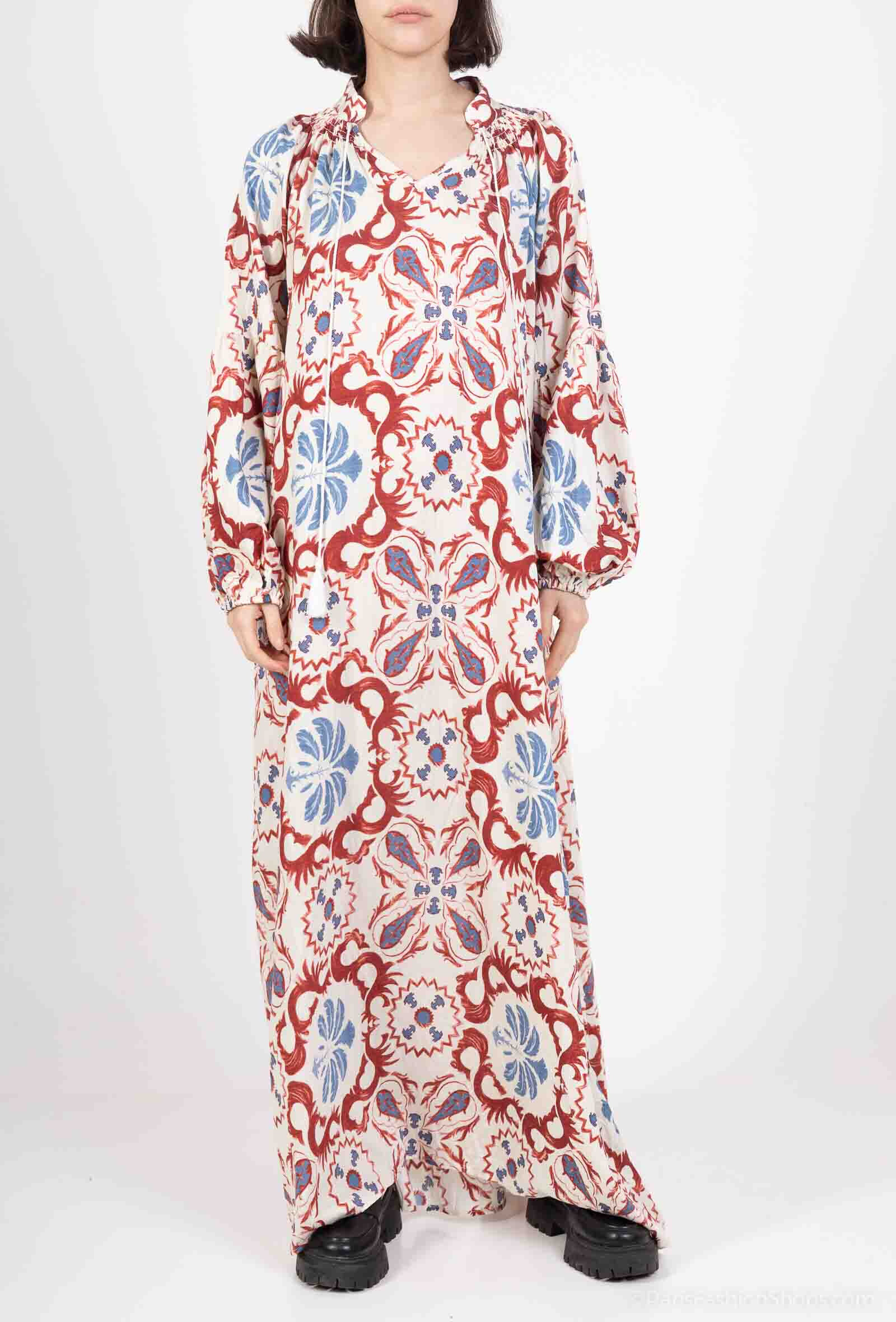 Wholesaler My Queen - Maxi elegant printed dress