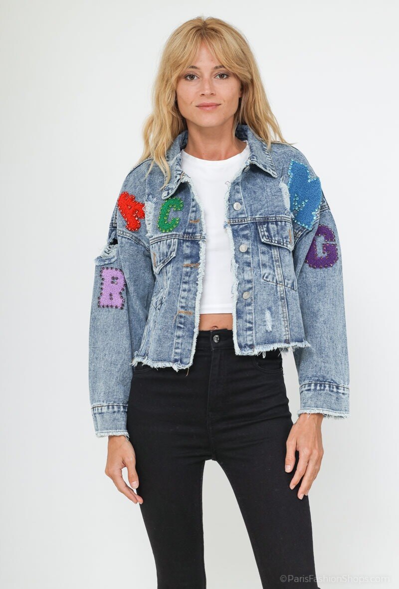 Grossiste My Queen - Veste en jean