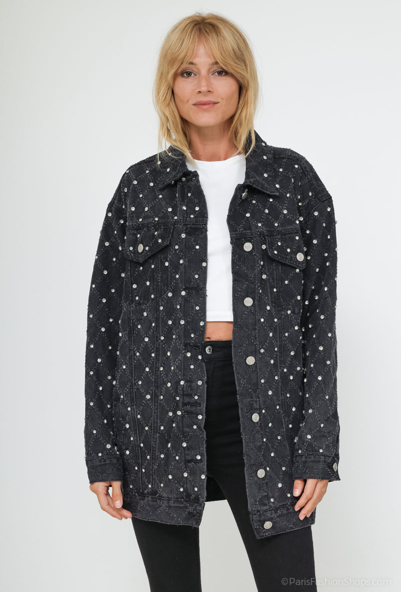Grossiste My Queen - Veste en jean