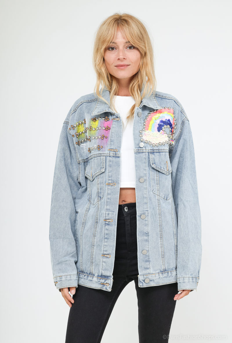 Grossiste My Queen - Veste en jean