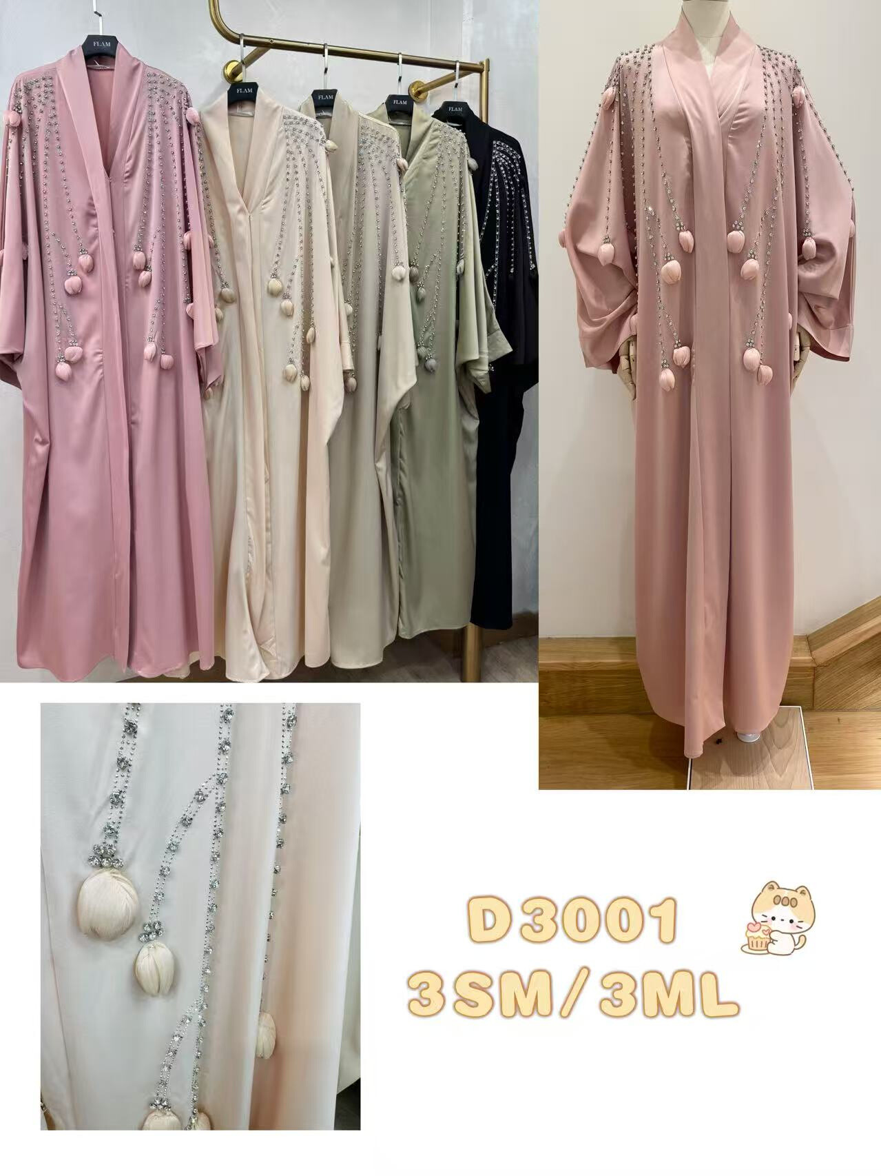 Grossista My Style - Abito kimono abaya
