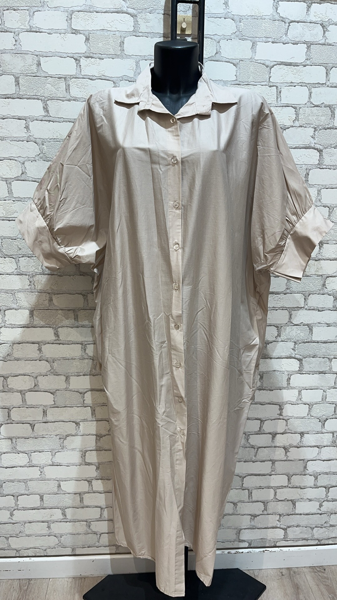 Grossista My Style - Camicia da abito lungo in cotone