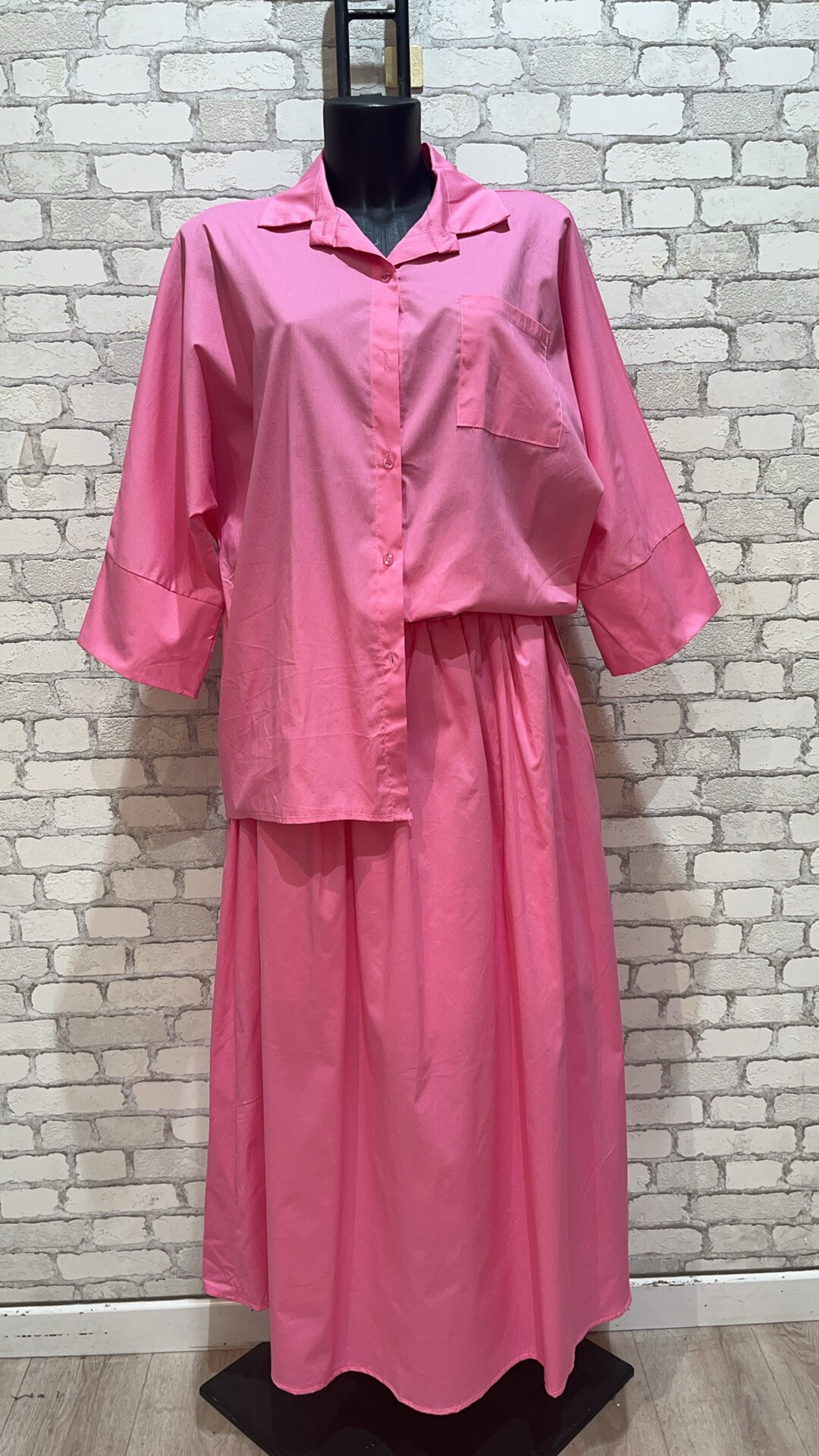 Grossista My Style - Set camicia di cotone + gonna