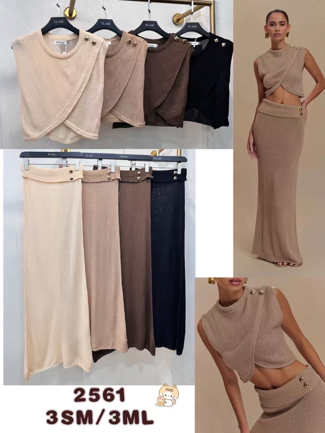 Grossiste My Style - Pull ensemble haut + jupe