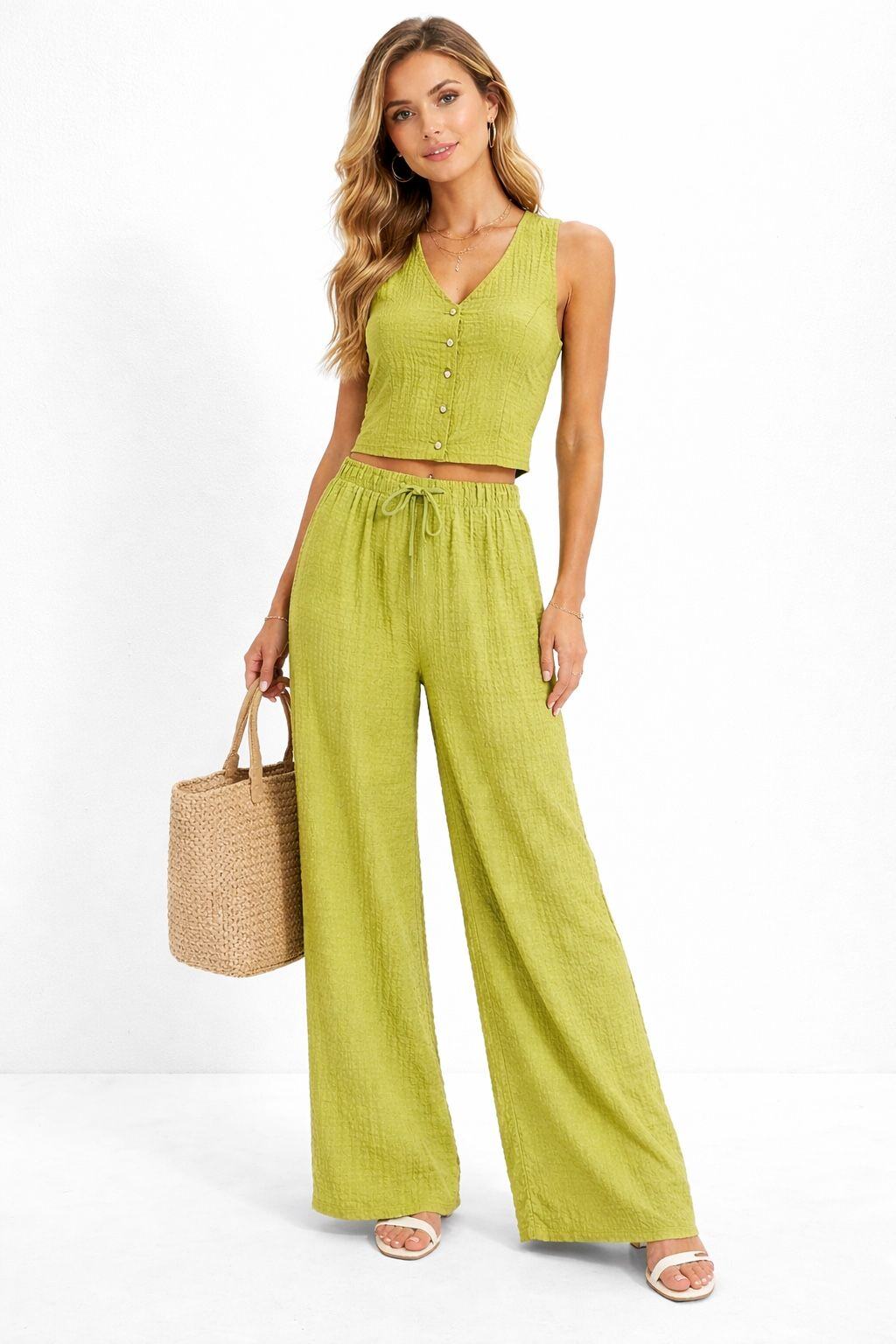 Grossiste My Style - Ensemble haut gilet et pantalon