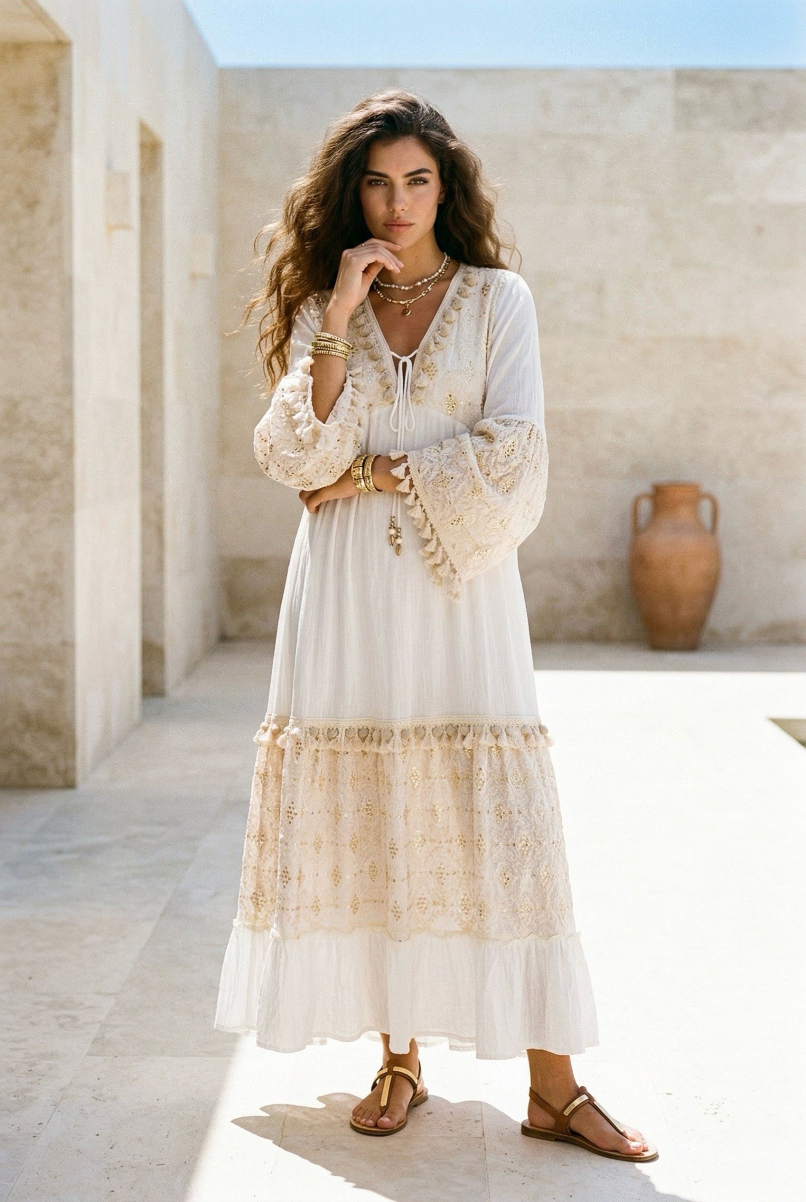 show me your mumu jenn maxi dress Show Me Your Mumu Dalia Maxi Dress in White