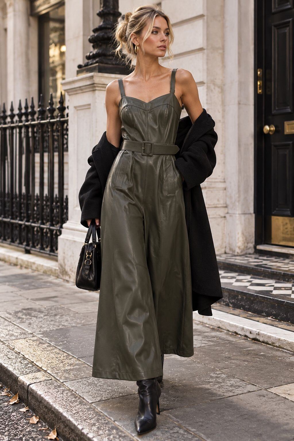 Großhändler My Style - Kleid aus Kunstleder