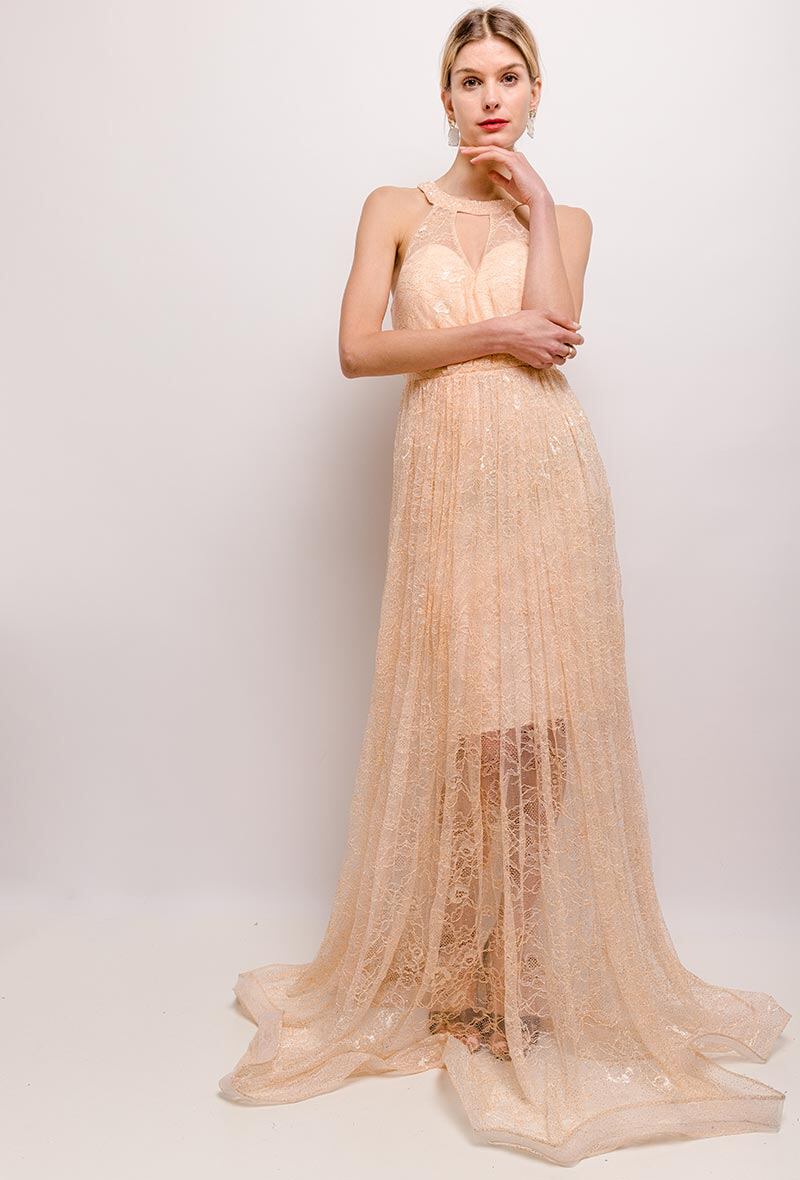 Großhändler My Style - Spitzenabendkleid