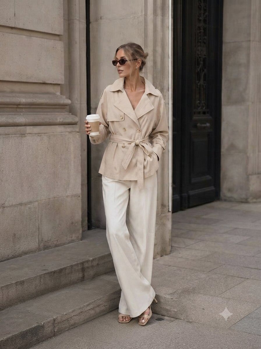 Grossiste My Style - Veste courte en trench