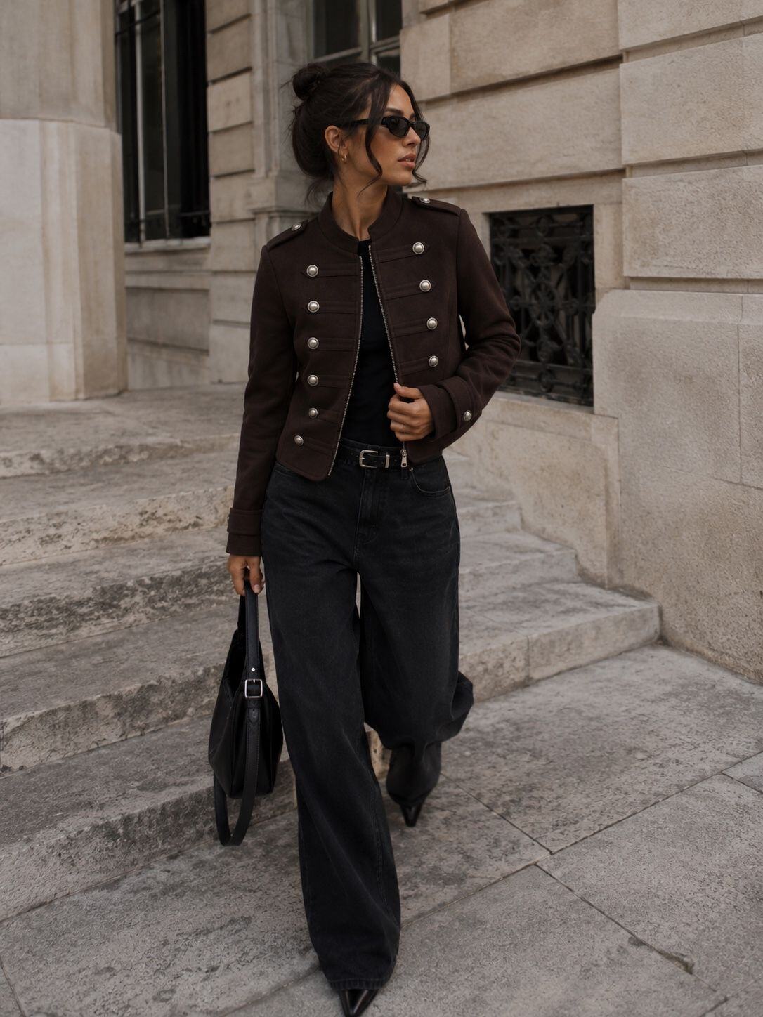 Grossista My Style - Giacca in similpelle stile militare