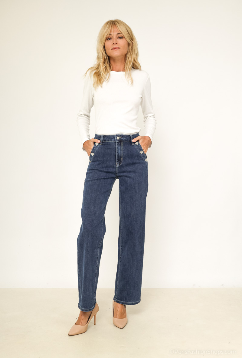 Wholesaler My Tina's - Wide leg jeans