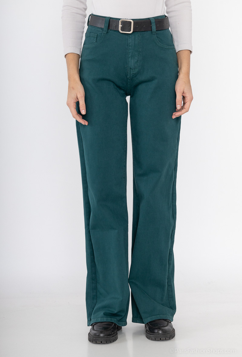 Wholesaler My Tina's - High-waisted wide-leg jeans