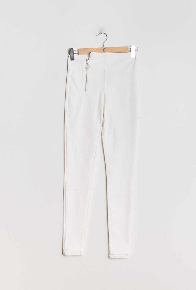 Wholesaler My Tina's - Trousers with coated effect