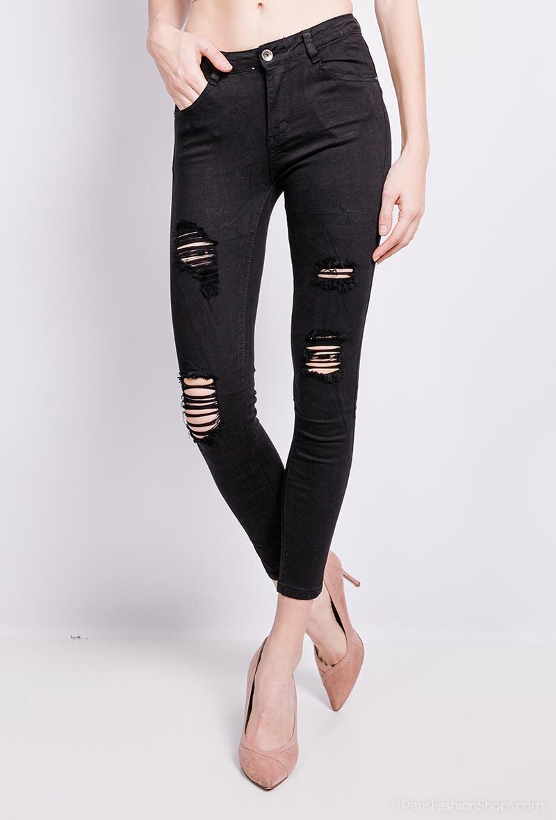 Wholesaler MyBestiny - Ripped skinny pants