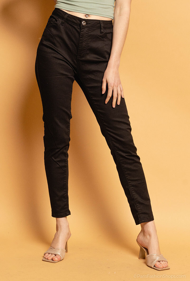 Grossiste MyBestiny - Jeans skinny à inscription