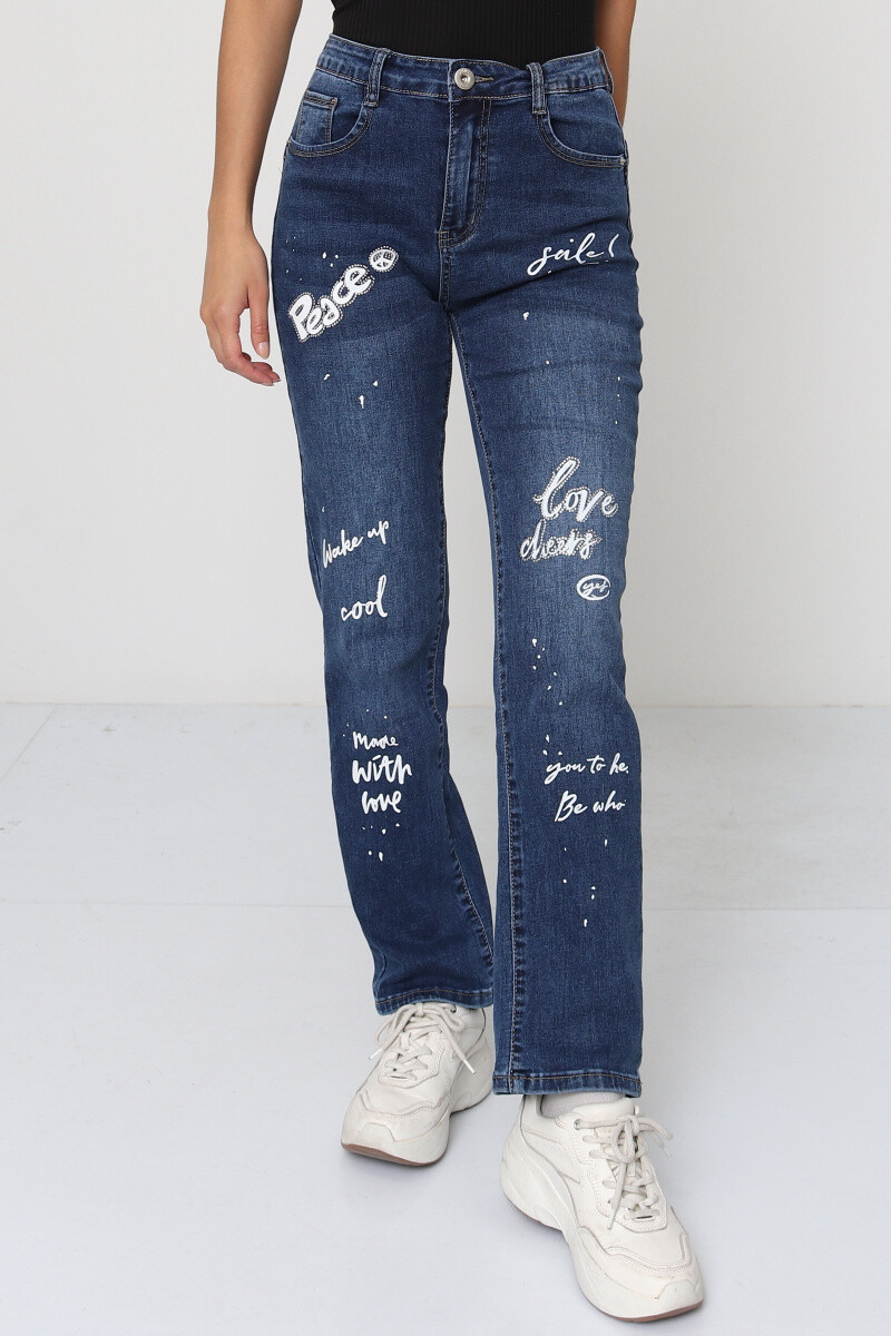 Grossista MyBestiny - Jeans dritti con strass