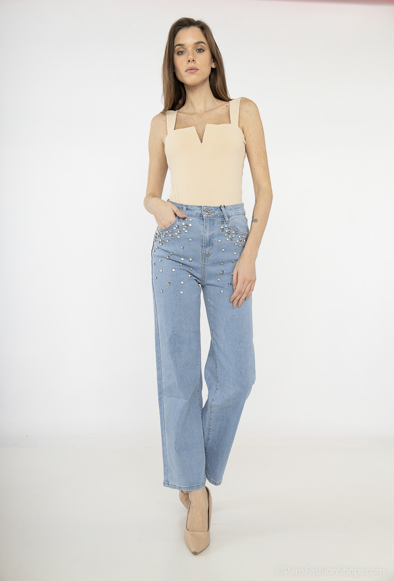 Wholesaler MyBestiny - Pants with pearls