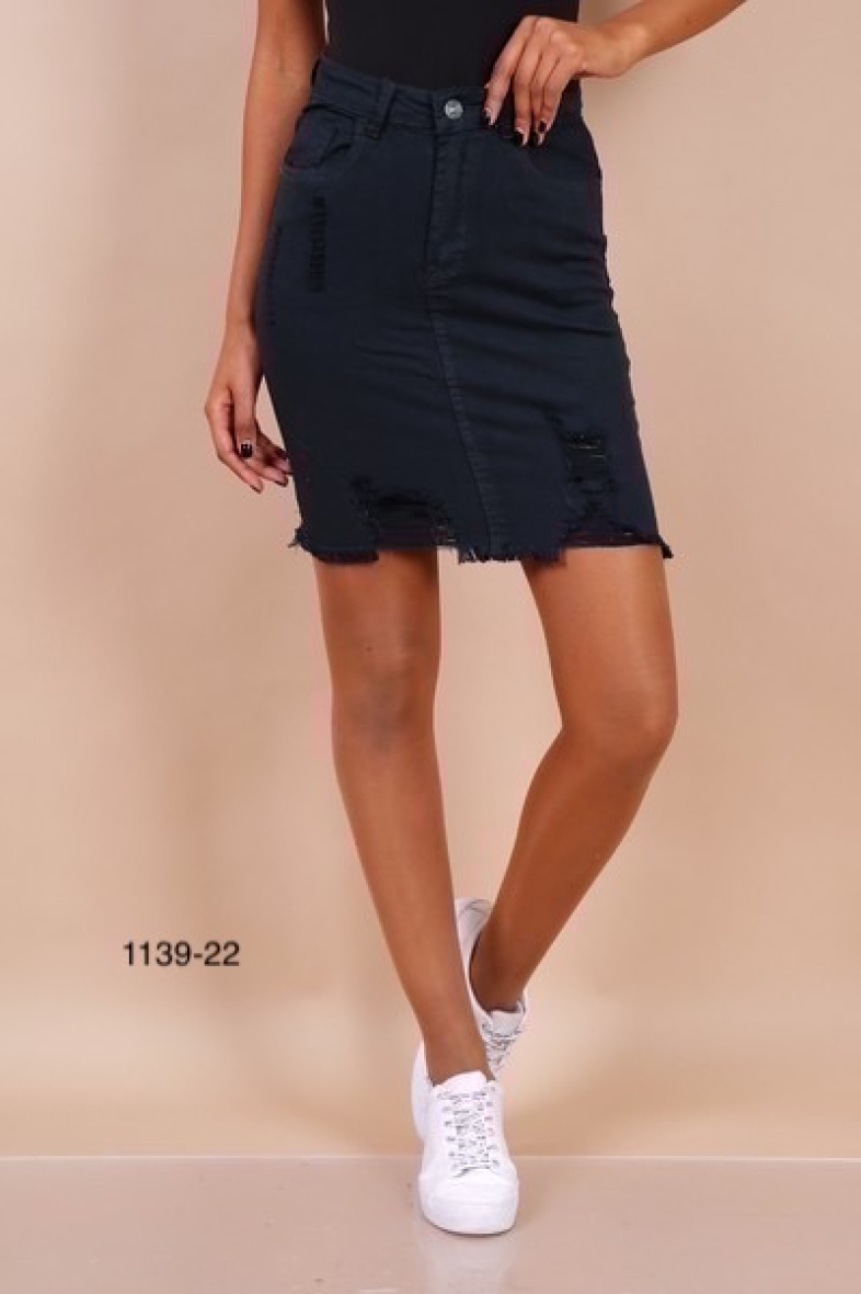 Wholesaler MyBestiny - Ripped skirt