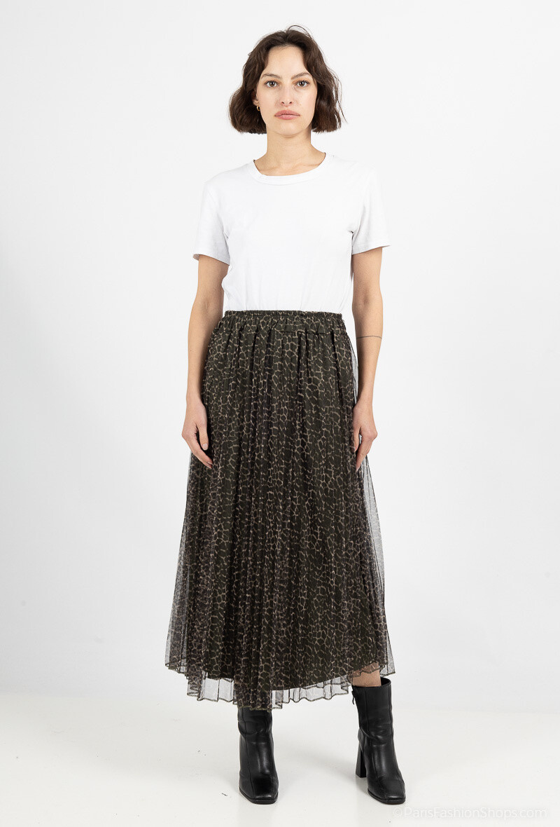 Wholesaler Mylee - Leopard Tulle Skirt