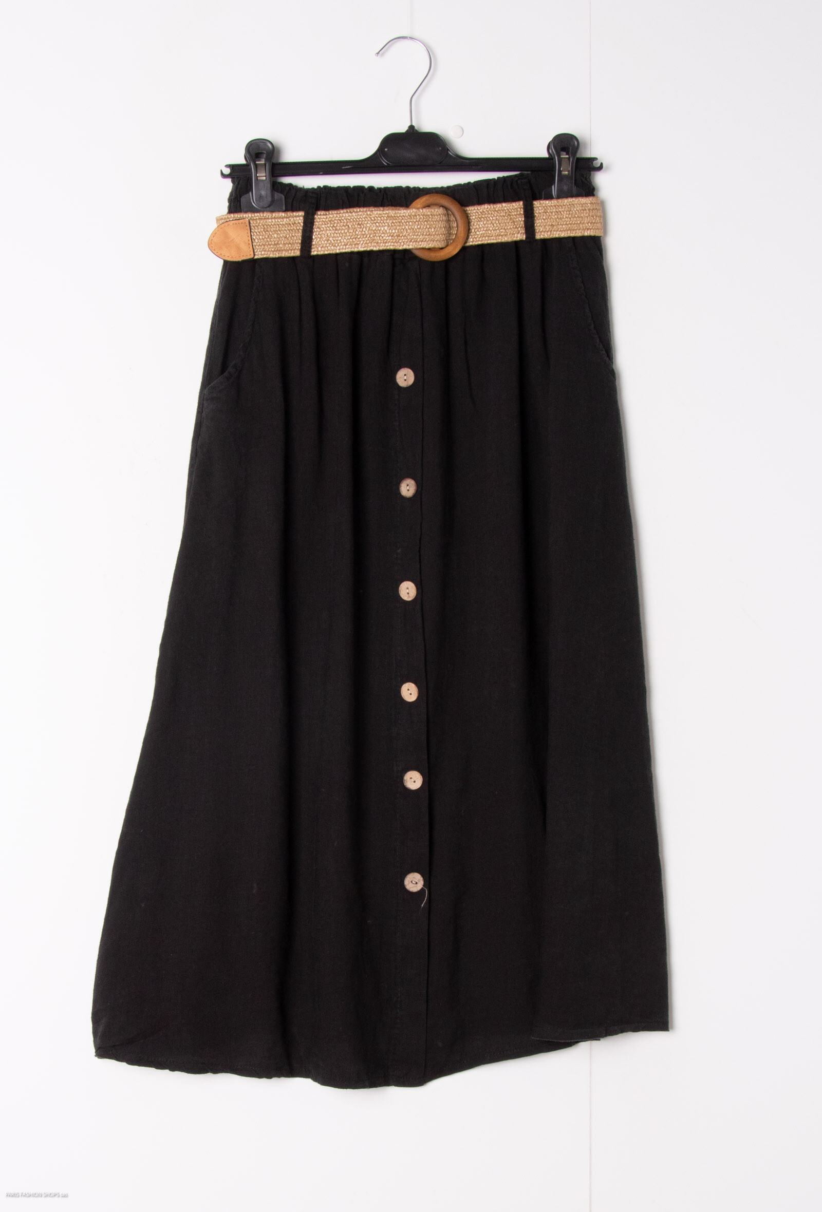 Wholesaler Mylee - Linen skirt and button viscose