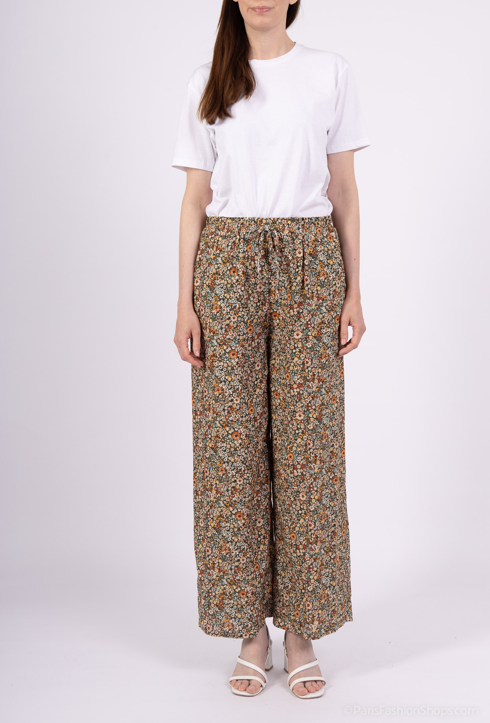 Mayorista Mylee - Pantalones viscose imprimidos por la flor