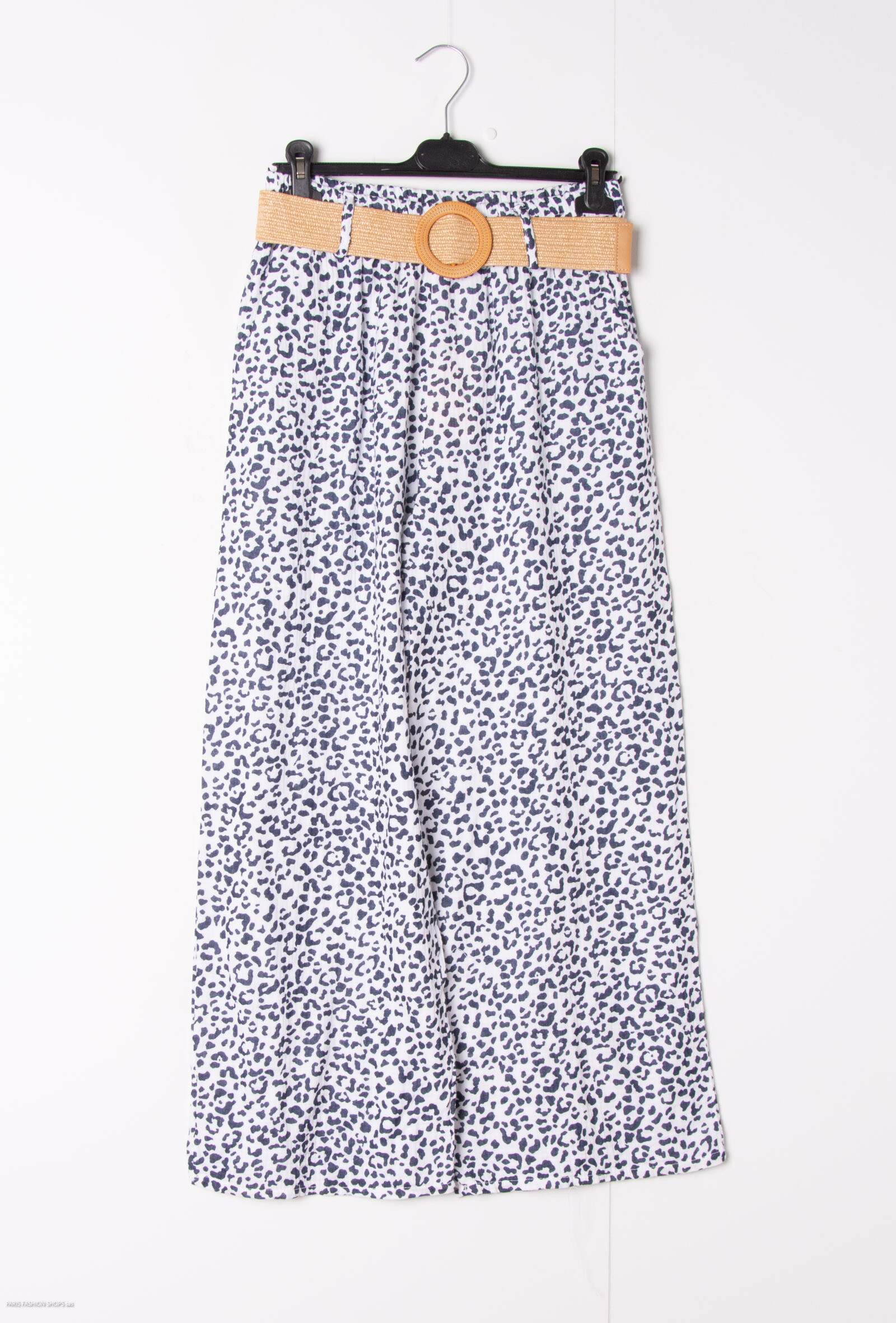 Wholesaler Mylee - Pants in cotton gauze printed in Leopard