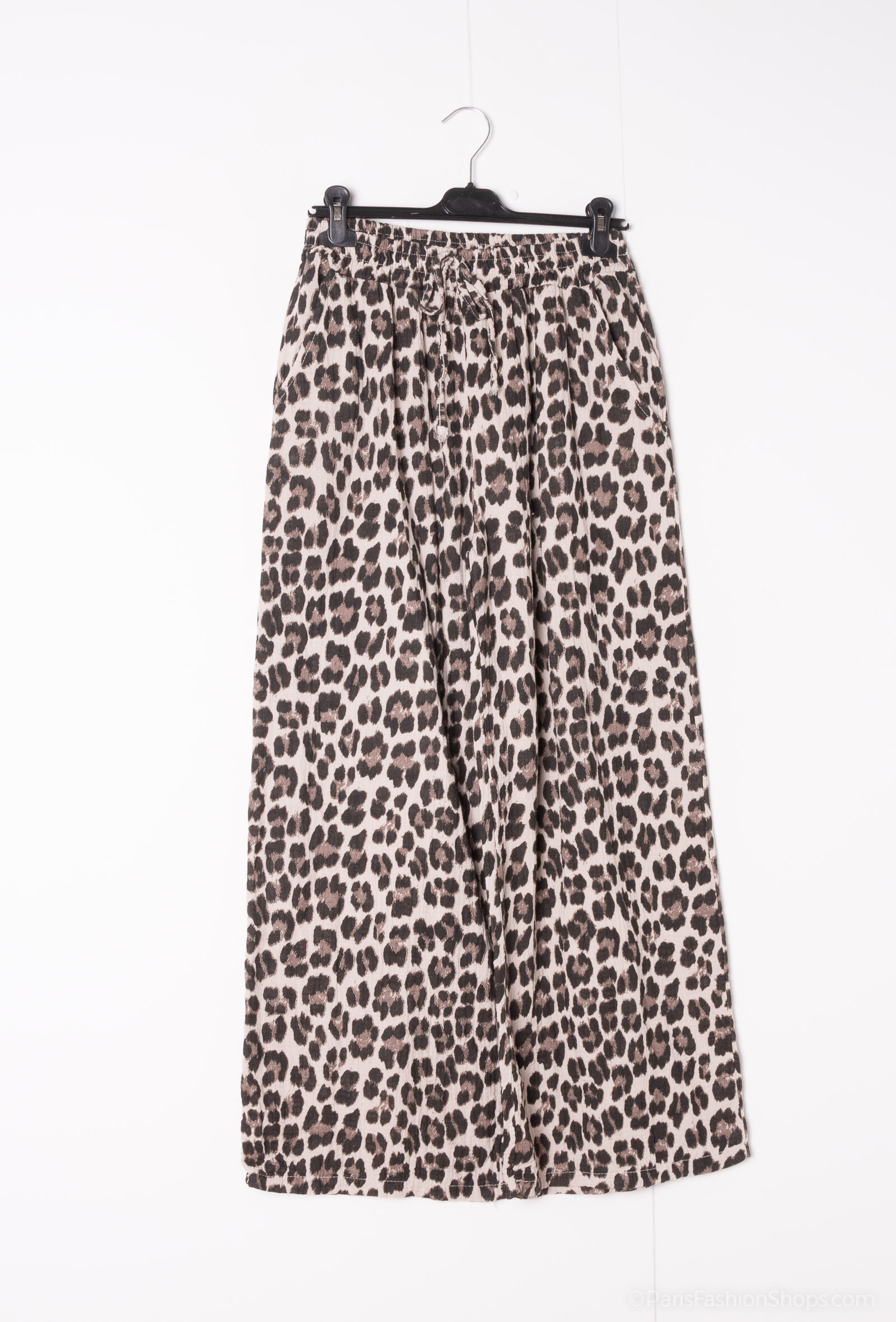 Wholesaler Mylee - Leopard printed cotton gauze pants