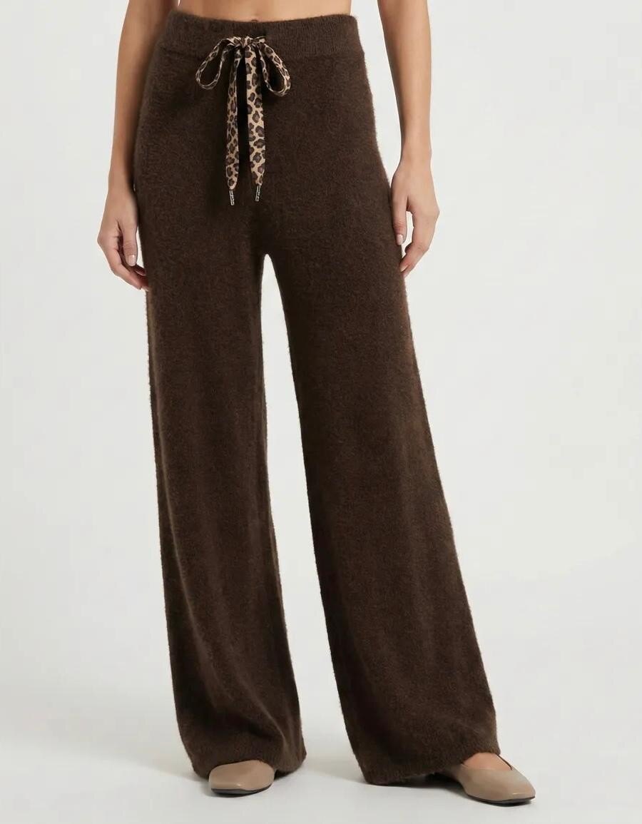 Grossiste Mylee - Pantalon large maille et angora