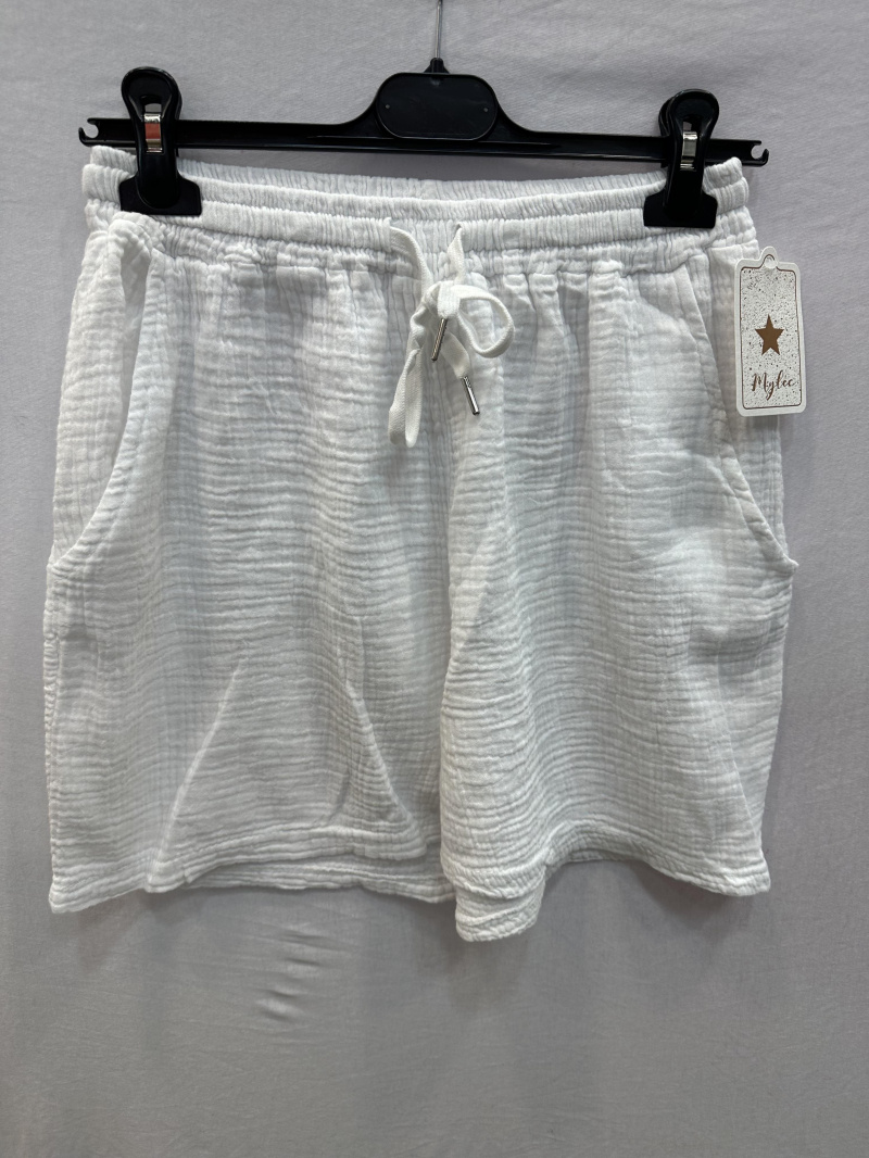 Wholesaler Mylee - Cotton gauze shorts with pockets