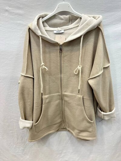 Grossiste Mylee - Gilet à Capuche Zippé Grossiste Mylee - Gilet à Capuche Zippé