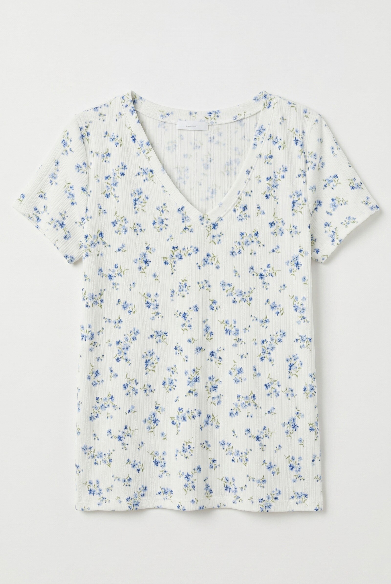 Grossista Mylee - T-shirt con stampa floreale a costine