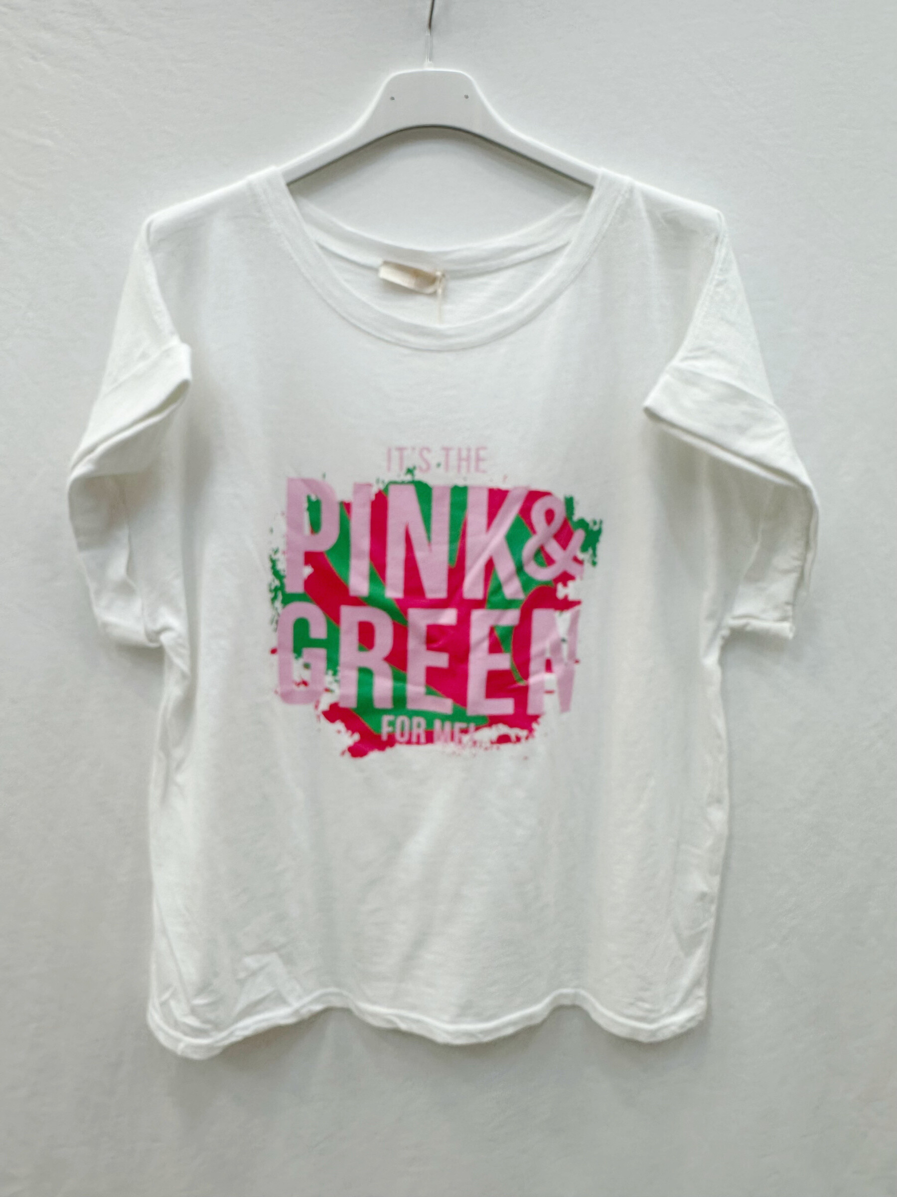 Wholesaler Mylee - Pink printed cotton t-shirt