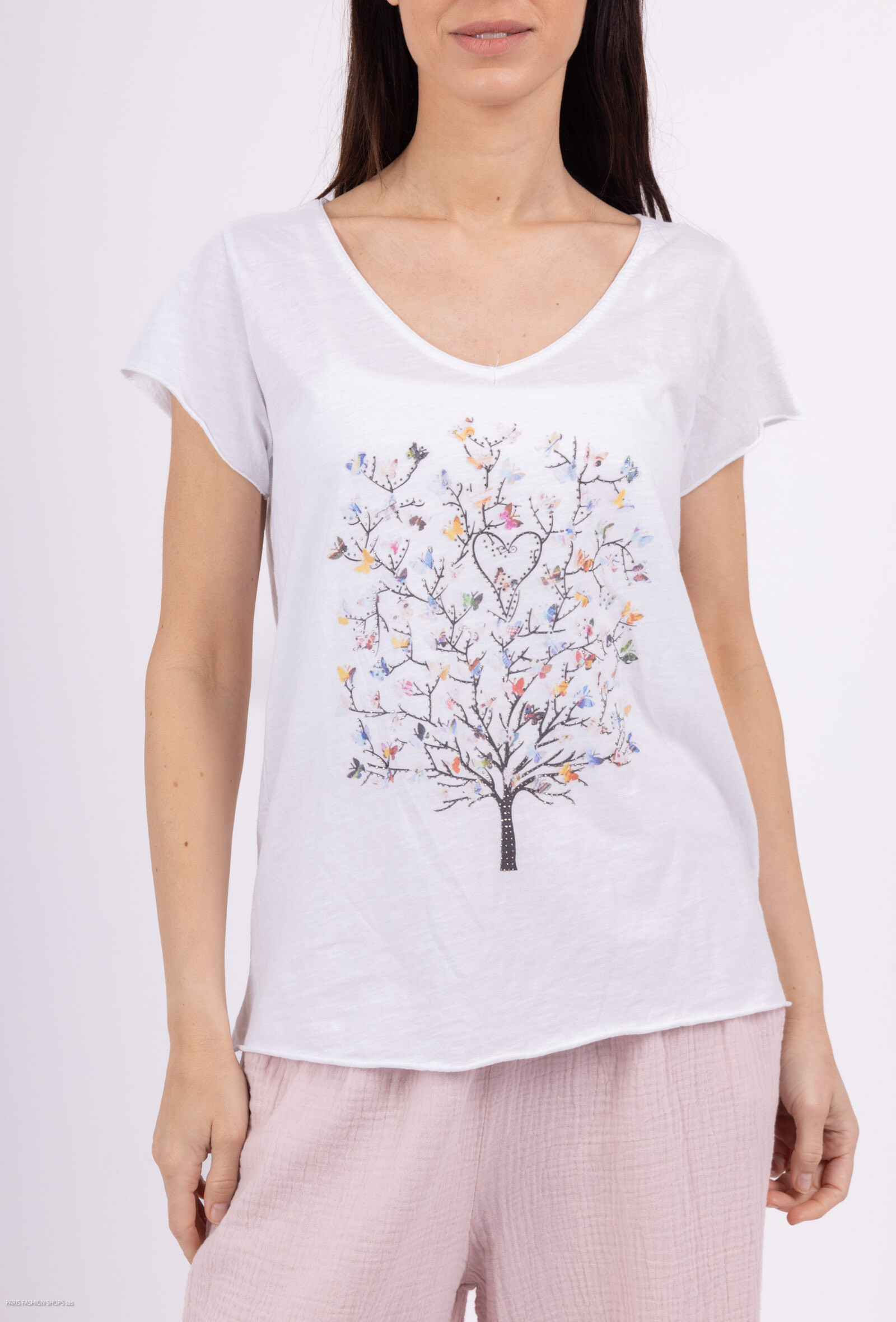Wholesaler Mylee - Butterfly printed t-shirt