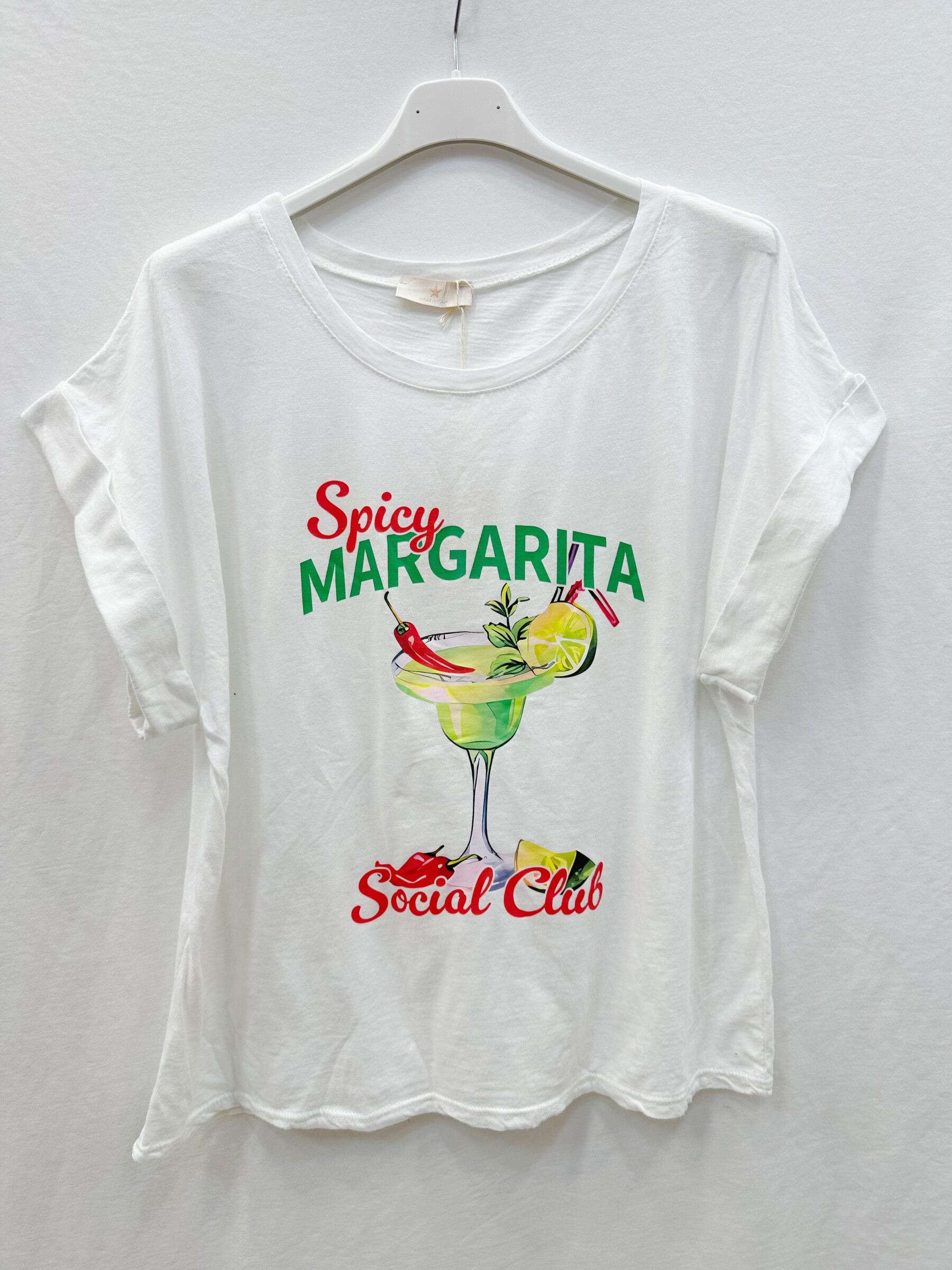 Wholesaler Mylee - Cotton t-shirt printed in Margarita