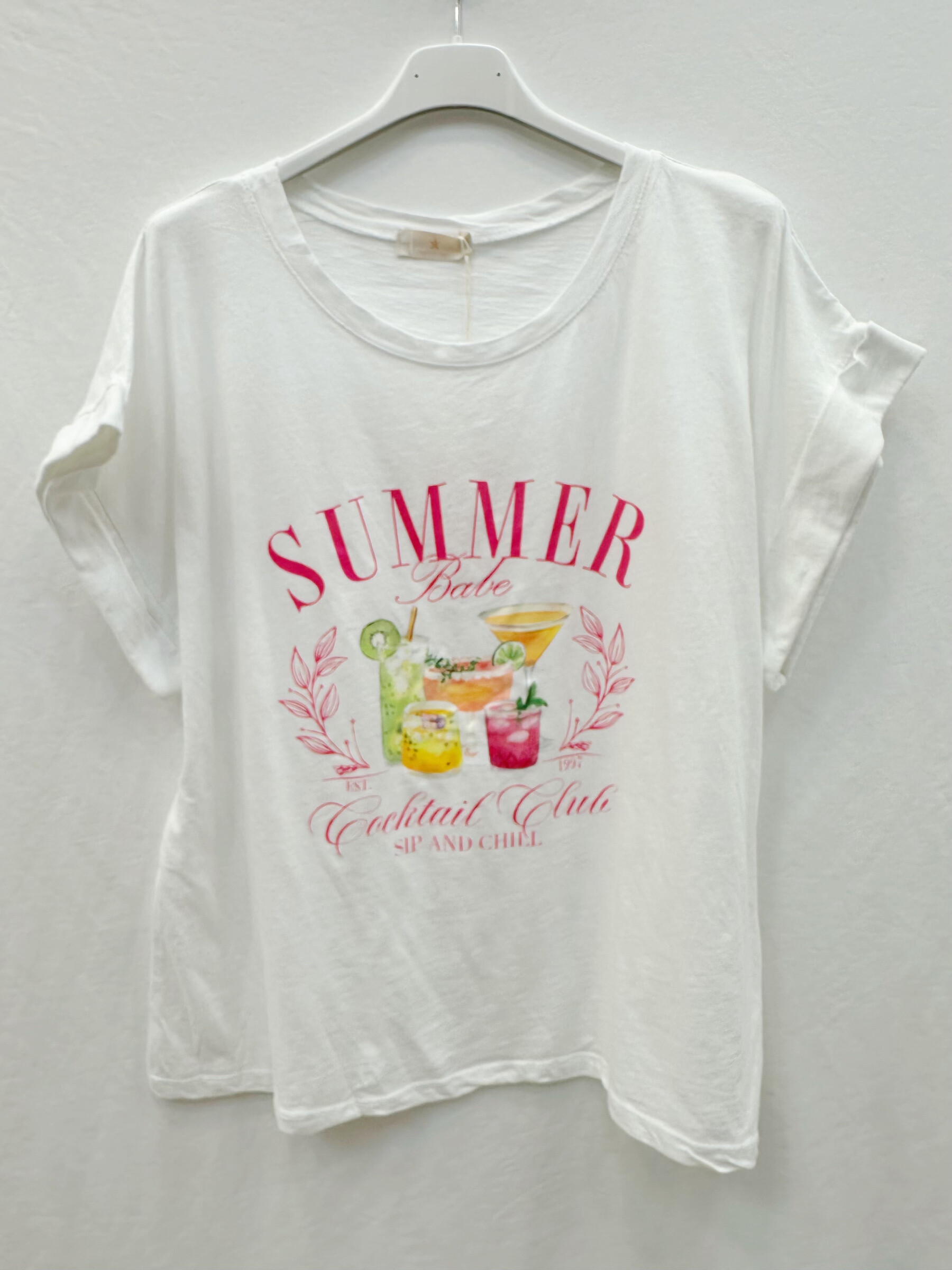 Wholesaler Mylee - Cotton t-shirt printed in Summer